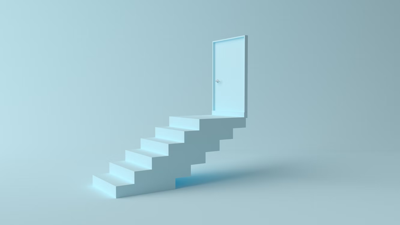 Steps representing a business’s path towards the public launch of its redeemable NFTs 